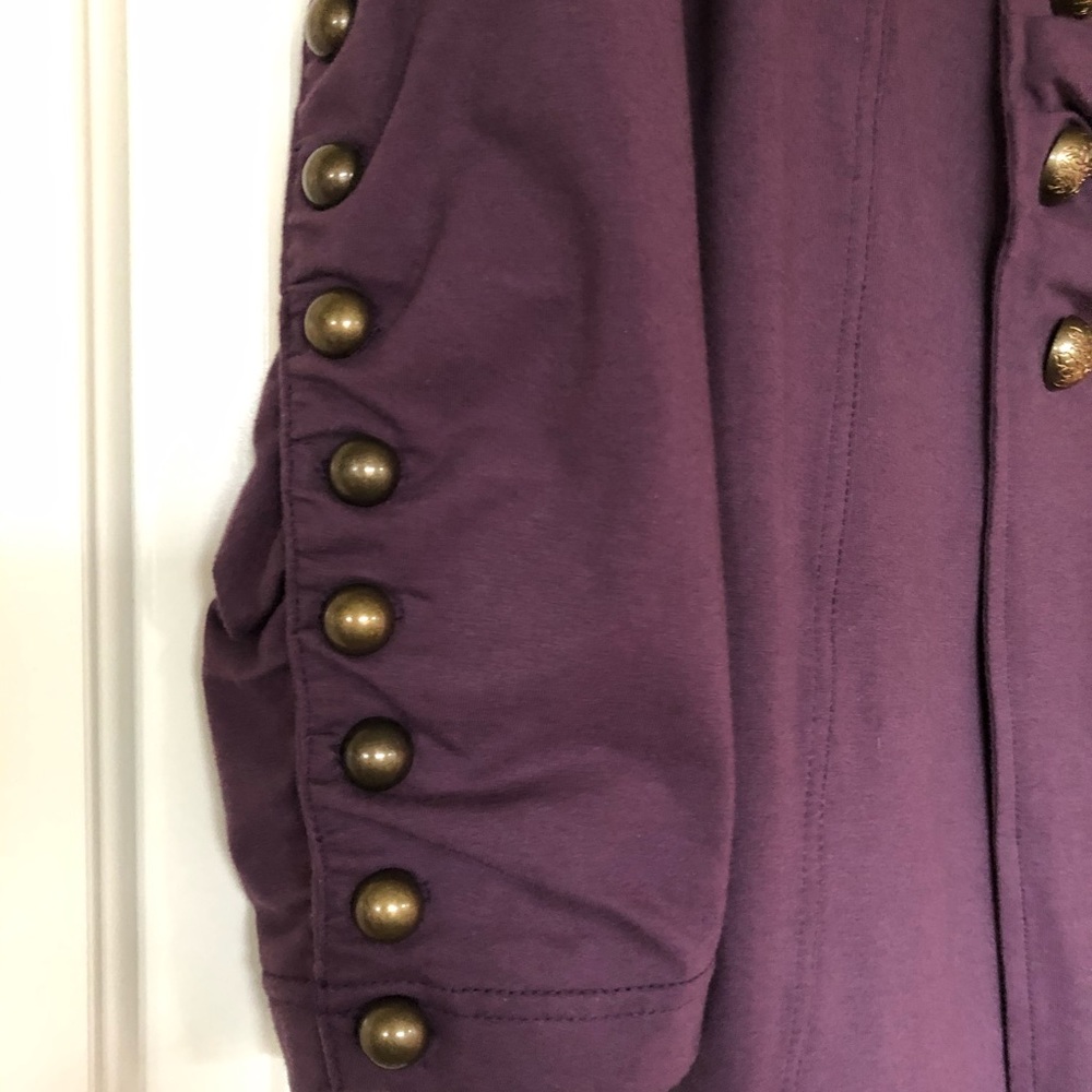 Side Button Coat - Picture 3 of 4